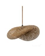 BOHO hanglamp Brugia L Ø60cm Donker Bamboe - E27 fitting - Kobi Design