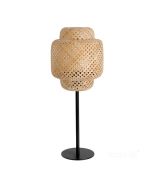 BOHO tafellamp BONN ST MINI Ø22cm Naturel Bamboe - Kobi Design