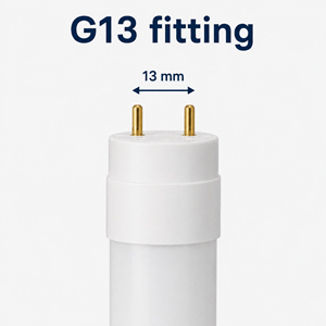 G13 fitting T8 TL-buis